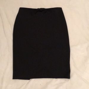 Black pencil skirt